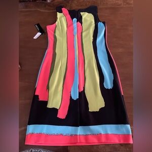 Chetta B Black and Red Dress